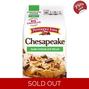 Pepperidge Farm Chesapeake Dark Chocolate Pecan Cookies - 204g Bag